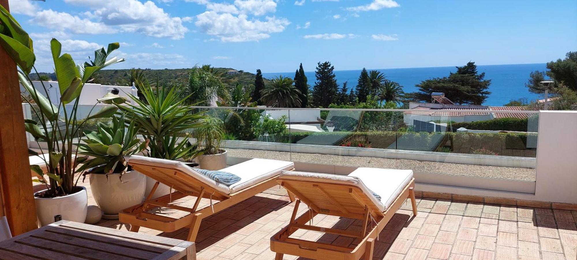 Romantik Villa Salema Bagian luar foto